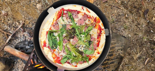 Pizza on the baking steel