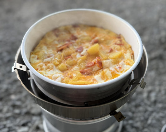 Spanish omelette with chorizo