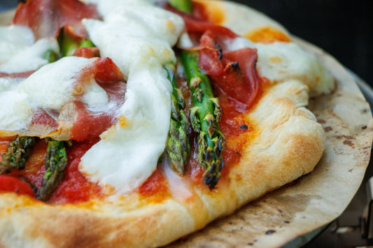 Parma Ham Asparagus Pizza