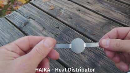 Heat distributor for Hajka - saves time and fuel STAINLESS STEEL (new version)